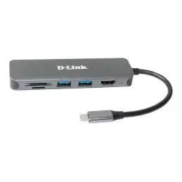 D-Link - Station d'accueil - USB-C - Thunderbolt 3 - HDMI (DUB-2327)_3